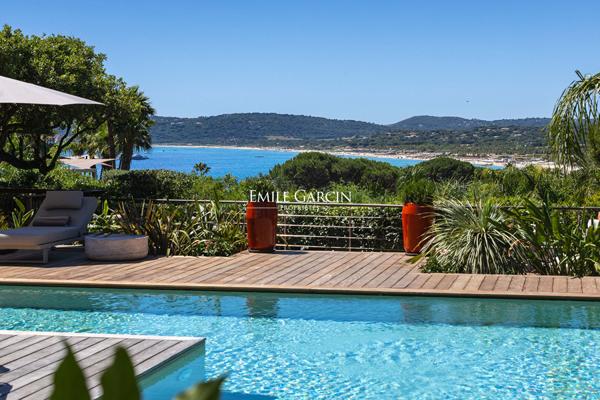 A vendre - Villa avec magnifique vue mer dans un domaine sécurisé -  Ramatuelle/Saint-Tropez