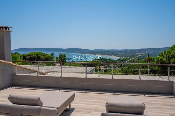A vendre - Villa avec magnifique vue mer dans un domaine sécurisé -  Ramatuelle/Saint-Tropez