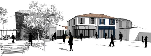 Dpt Charente Maritime (17), à vendre DOLUS D'OLERON Emplacement N°1 Local commercial Neuf - Plain pied de 35,20m²