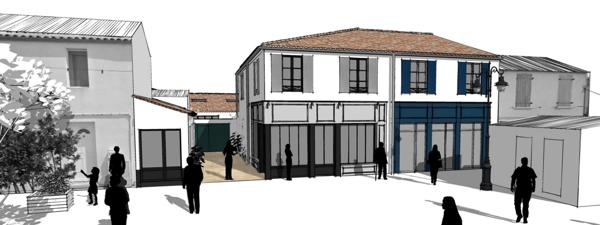 Dpt Charente Maritime (17), à vendre DOLUS D'OLERON Emplacement N°1 Local commercial Neuf - Plain pied de 35,20m²