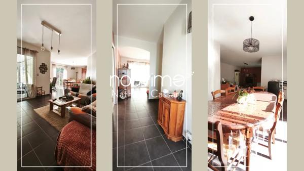 Exclusivité Maison de plain-pied 120 m2 3 chambres, gara