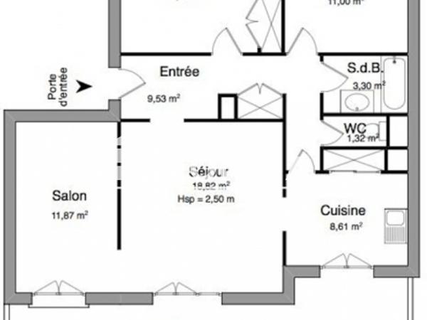 Location Appartement 4 pièces 76.66 m² - RUE DU GRAND CAMARGUE Nimes 30000