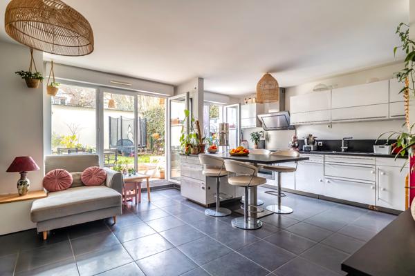 Magnifique 4 pièces 82 m² + 2 terrasses/jardin