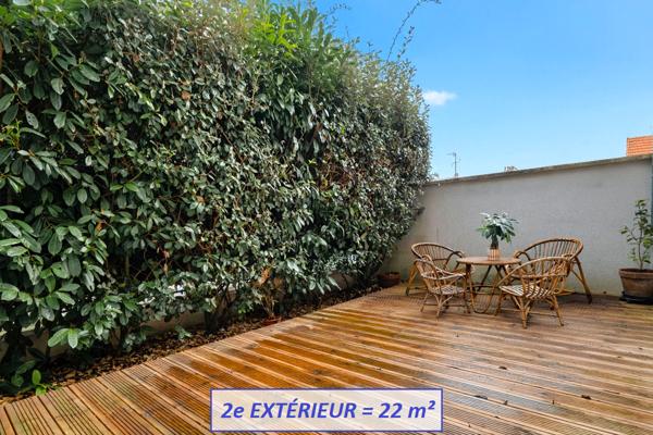 Magnifique 4 pièces 82 m² + 2 terrasses/jardin