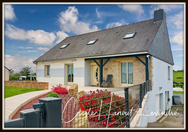 Antrain (35560) Entre Pontorson et Antrain. (Sacey) Pavillon 1993 sur sous-sol - 132 M² - 4 Chambres - Terrain: 1.038 M².