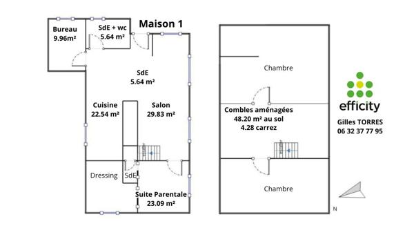 Maison 6 pièces - 154 m²