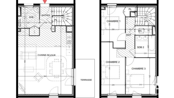 Maison (neuf) à vendre 4 pièces 91 m² Sourcieux-les-Mines