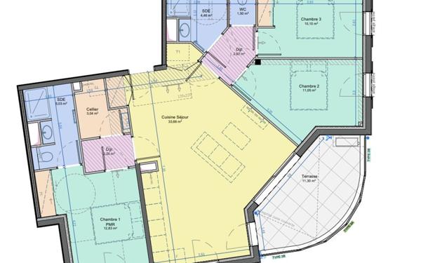 Appartement à vendre    4 pièces •  Narbonne