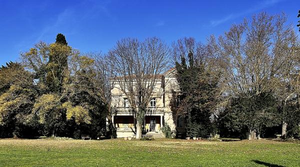 Montpellier (34000) NOUVEAU, RARE, PROPRIÉTÉ 7,5 HA AVEC DEMEURE D'INSPIRATION "FOLIE DE MONTPELLIER" DE 500 m2 env