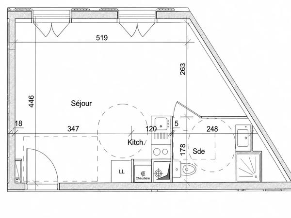 Vente                                                      Appartement
                        
                     1 pièces                      28 m2                     à Avon