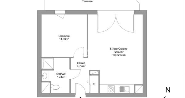 Location Appartement 2 pièces 43.9 m² - Aix-en-provence 13090
