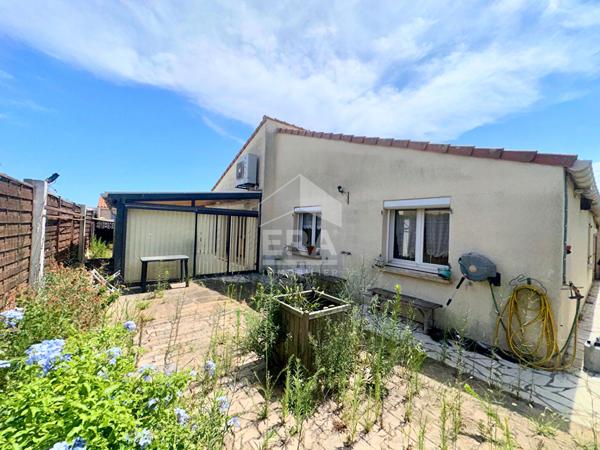 CANET EN ROUSSILLON : maison de plain pied, 3 chambres, garage et jardin à vendre