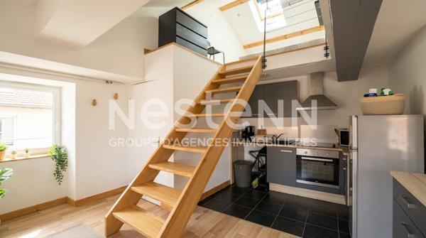 Studio de 24m2 meublé avec mezzanine en centre ville Yssingeaux