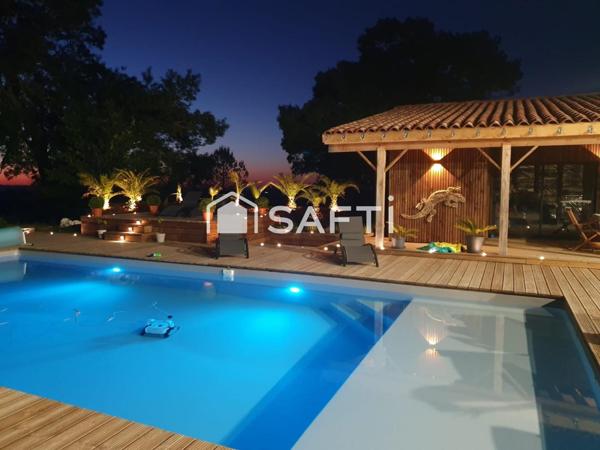 Maison gersoise rénovée vue Pyrénées  45min Toulouse