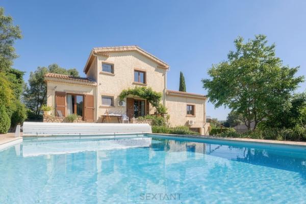 MARTIGUES TOURET DE VALLIER – Élégante MAISON FAMILIALE T7 - 180 m²/1300m² - avec piscine et magnifique environnement au calme