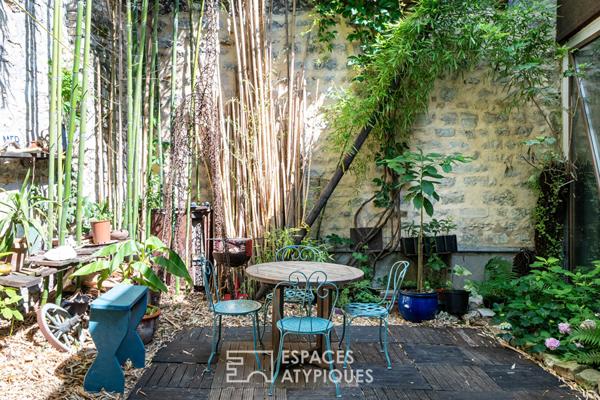 Esprit bateau avec jardin – Quartier des Gobelins