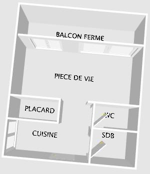 Appartement 2 pièces - 30 m²