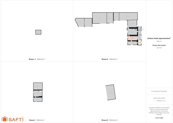 Maison de 160m² corps de ferme dépendances 305m²