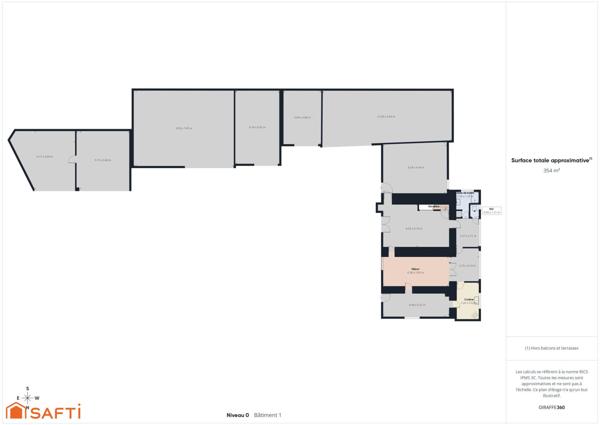 Maison de 160m² corps de ferme dépendances 305m²