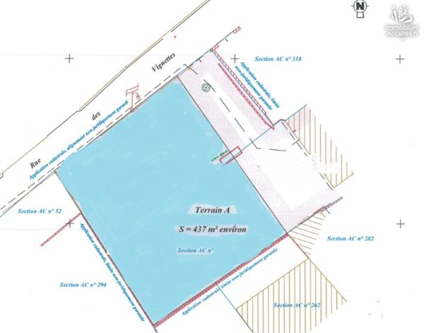 Terrain plat constructible au centre de Gamaches, rue des Vignettes