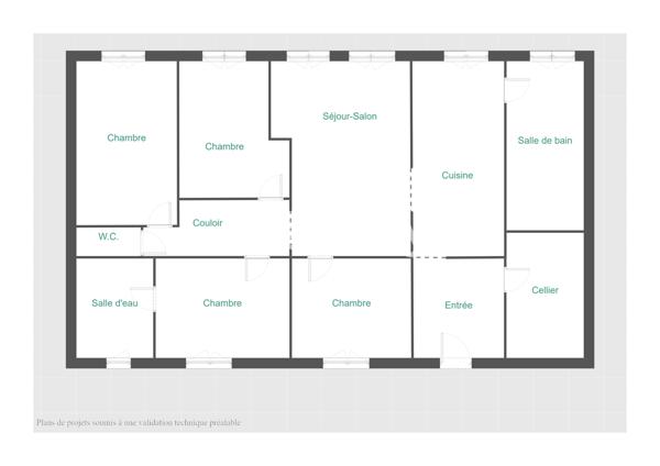 Appartement 5 pièces - 106 m²