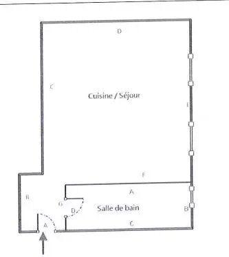 Location Appartement 1 pièces 21 m2 à Asnières-sur-Seine