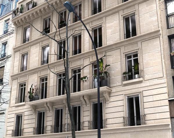 Appartement T3 avec travaux à vendre PARIS 19e, surface habitable 55 m2 + balcon 2.20 m2 + cave