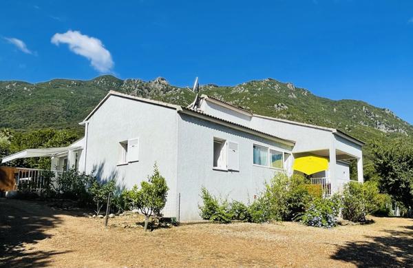 Santa-Maria-Poggio (20221) VILLA PLAIN PIED SUR BEAU TERRAIN - BELLE VUE MER ET MONTAGNE / APPARTEMENT ATTENANT