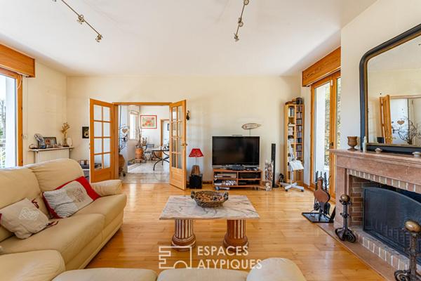 Maison d’architecte avec vue panoramique sur la vallée de la Seine