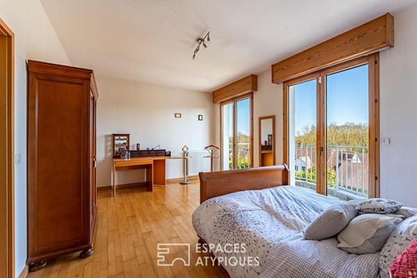 Maison d’architecte avec vue panoramique sur la vallée de la Seine