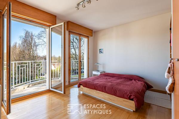 Maison d’architecte avec vue panoramique sur la vallée de la Seine