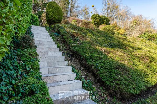 Maison d’architecte avec vue panoramique sur la vallée de la Seine