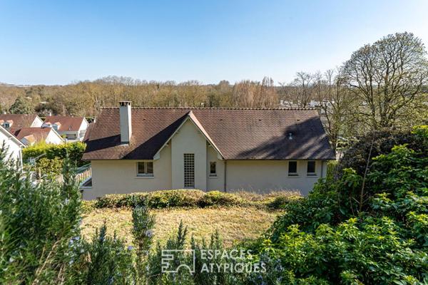 Maison d’architecte avec vue panoramique sur la vallée de la Seine
