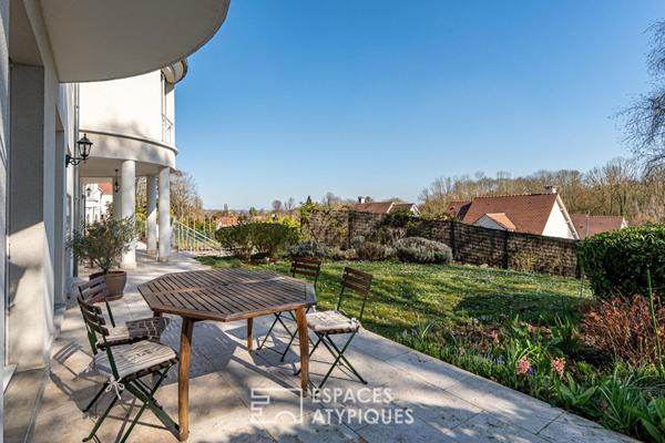 Maison d’architecte avec vue panoramique sur la vallée de la Seine