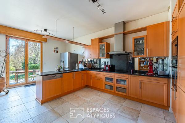 Maison d’architecte avec vue panoramique sur la vallée de la Seine