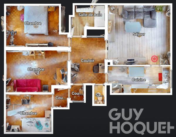 Appartement Rambouillet 3 chambres 86 m2