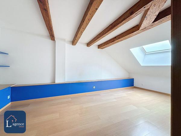 Appartement T7 atypique 192 m² – Dernier étage – Résidence de caractère XVIIᵉ siècle – Vue Alpes – Cheminée – Grands volumes – Centre-ville – Gex 01170