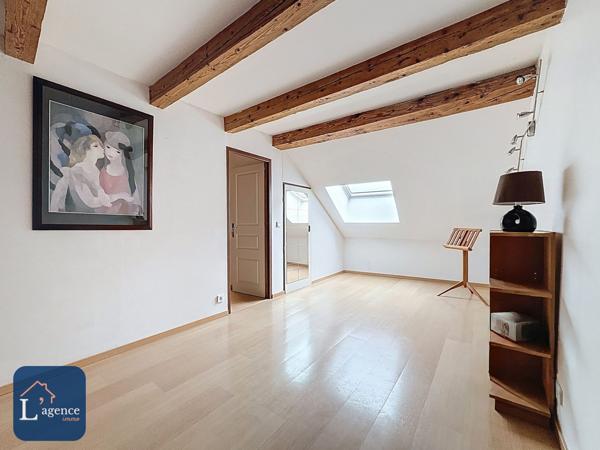 Appartement T7 atypique 192 m² – Dernier étage – Résidence de caractère XVIIᵉ siècle – Vue Alpes – Cheminée – Grands volumes – Centre-ville – Gex 01170