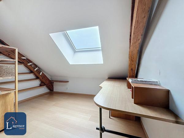 Appartement T7 atypique 192 m² – Dernier étage – Résidence de caractère XVIIᵉ siècle – Vue Alpes – Cheminée – Grands volumes – Centre-ville – Gex 01170