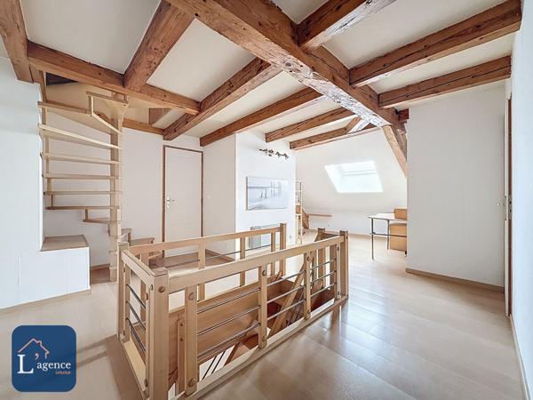 Appartement T7 atypique 192 m² – Dernier étage – Résidence de caractère XVIIᵉ siècle – Vue Alpes – Cheminée – Grands volumes – Centre-ville – Gex 01170