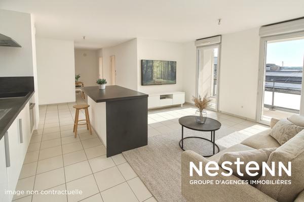 Grand Parilly: Lumineux T3 récent avec Balcon sans vis à vis