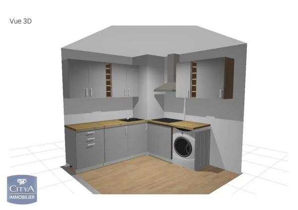 Appartement à louer 2 pièces 40.68m² Limoges (87100)