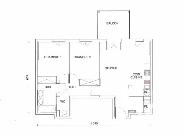 Appartement à vendre 3 pièces 61 m² La Rivière-Saint-Sauveur