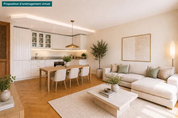 NANTERRE Appartement familial 4 pièces avec balcon