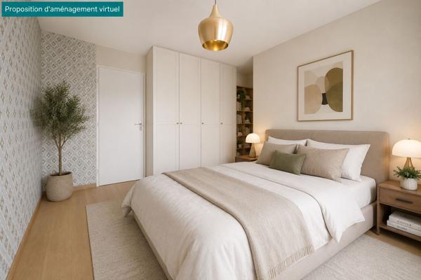 NANTERRE Appartement familial 4 pièces avec balcon