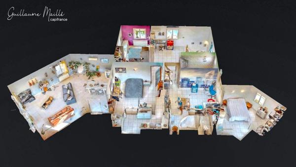 Villa de 218m² habitable avec piscine, garage et gîte indépendant de 51m² habitable à vendre à ROUJAN (34320)