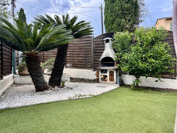 Le Cannet (06110) LE CANNET MAIRIE: CALME MAISON 3 PIÈCES, DOUBLE SALON, JARDIN, CAVE ET ATELIER