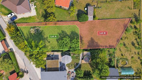 DULLIN (73610) : Terrain de 775 m², non viabilisé