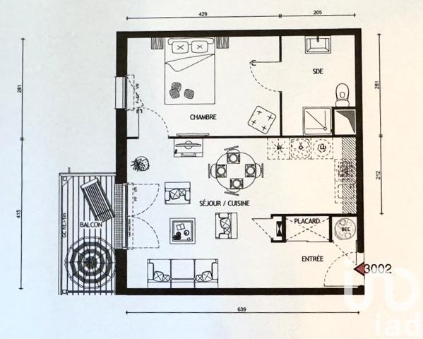 Appartement à vendre 2 pièces 43 m² Moissy-Cramayel