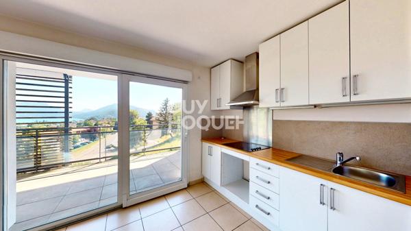 T3 de 72 m² avec Vue lac et grand extérieur - Garage - Cave